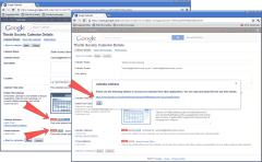 Select the Public (or Private) XML URL