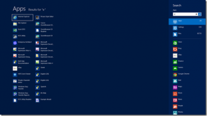 Windows 8 - Searching for an app